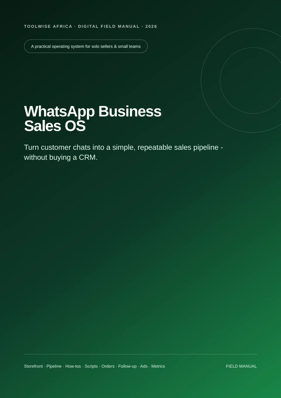 Cover of WhatsApp Business Sales OS